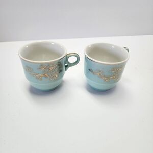 Set of 2 Vintage Saki Tea Cups
